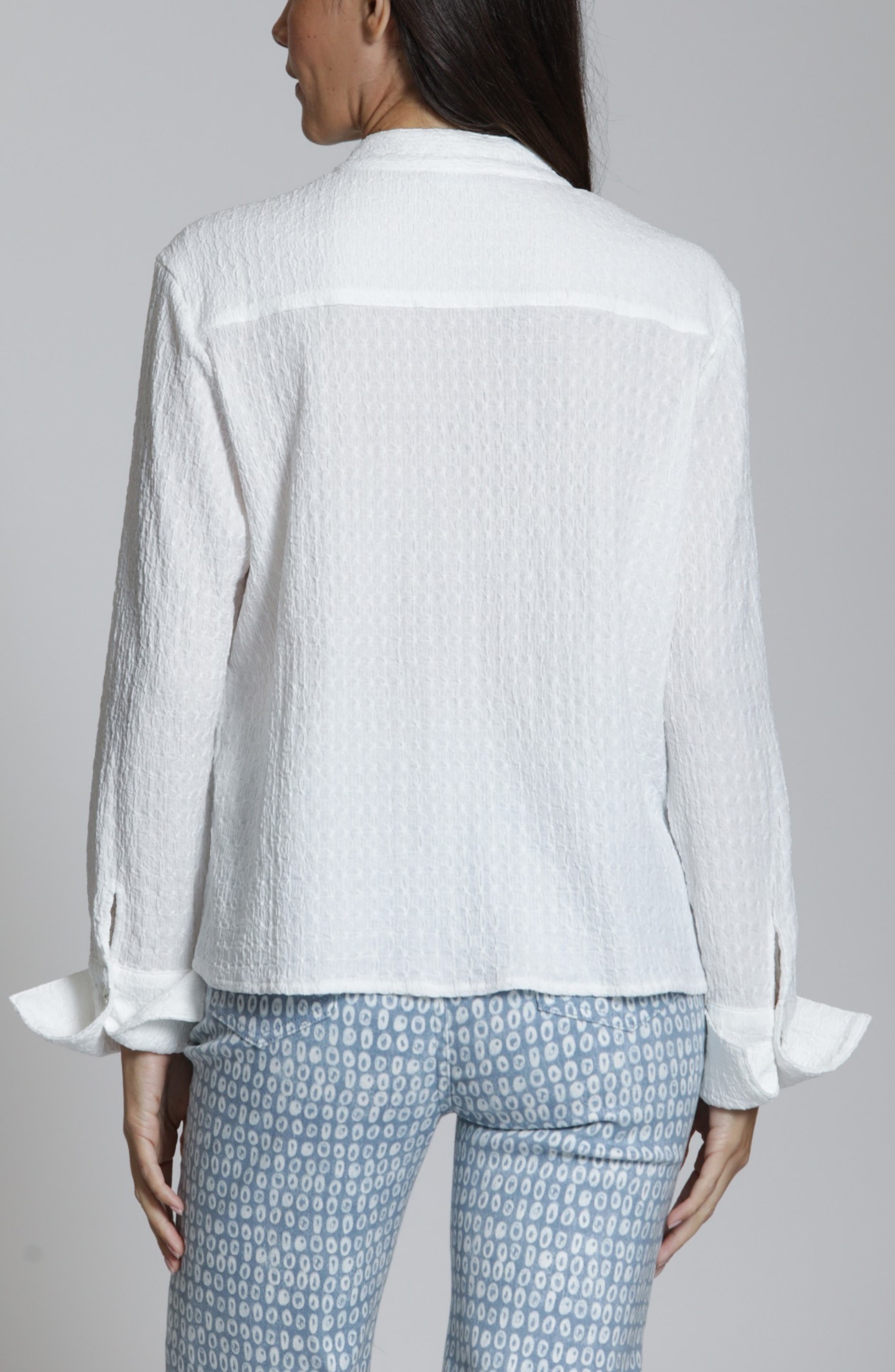 Ruffled Button-Up Top - image 2