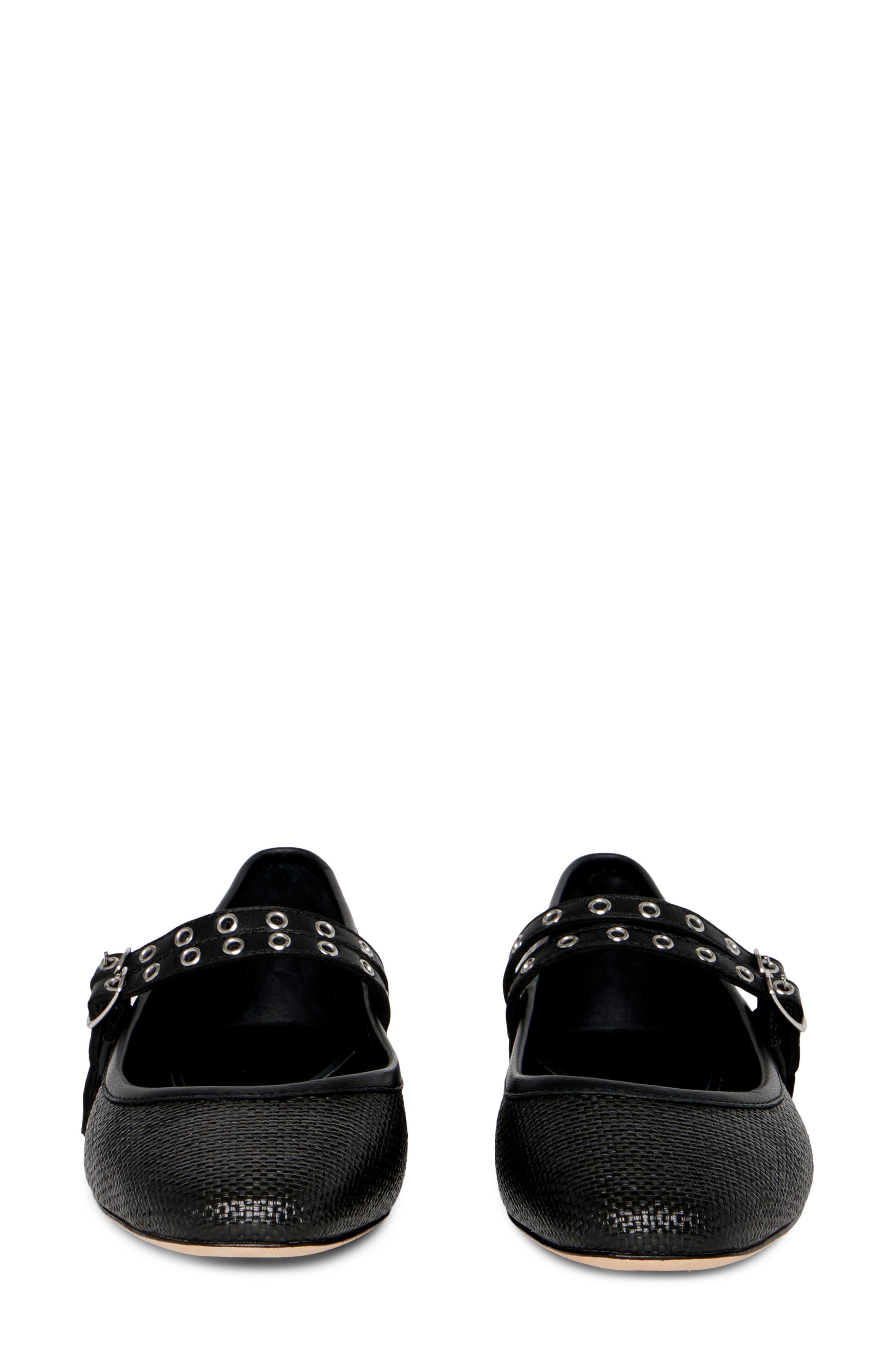 PAIGE Jackson Flat, Alternate, color, Black