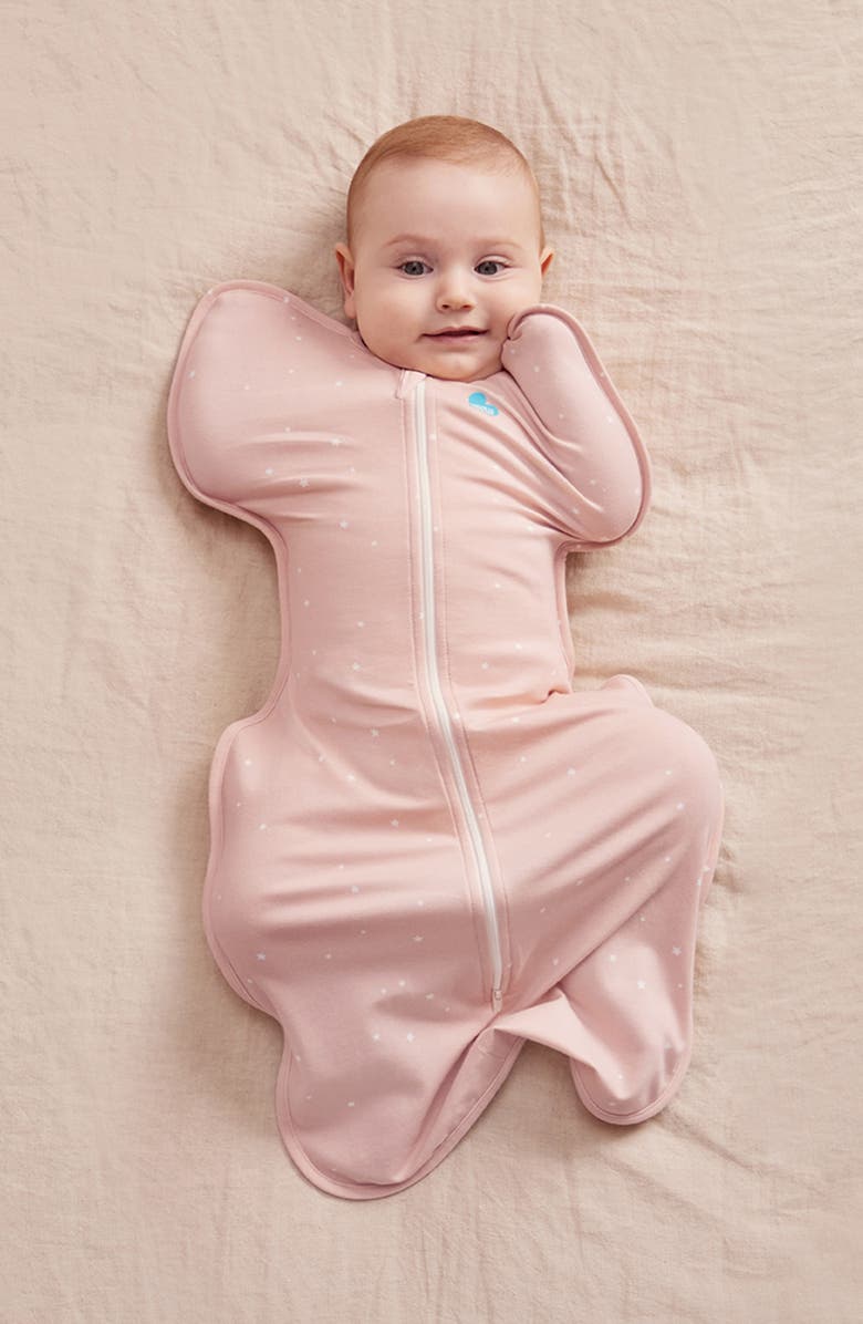 LOVE TO DREAM Swaddle Up<sup>™</sup> 1.0 TOG Original Stretch Cotton Swaddle, Alternate, color, Powder Pink