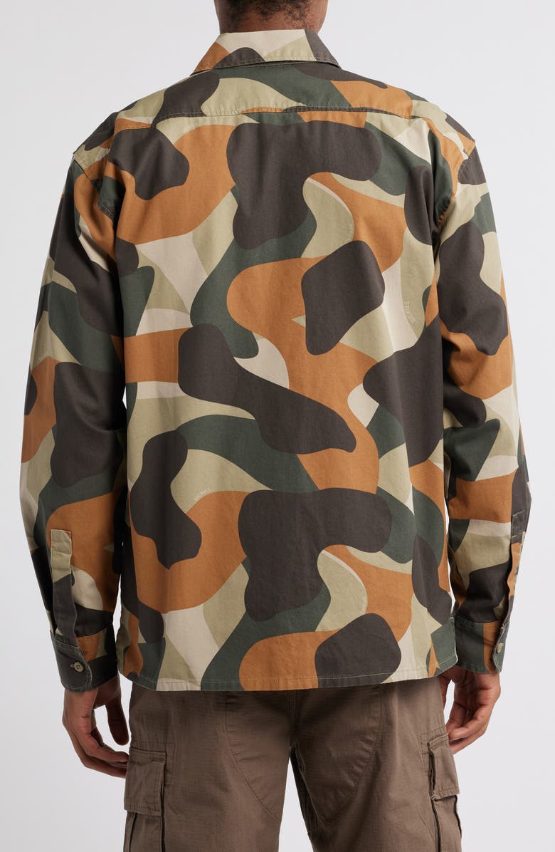 Dickies Camouflage Canvas Work Shirt, Alternate, color, 