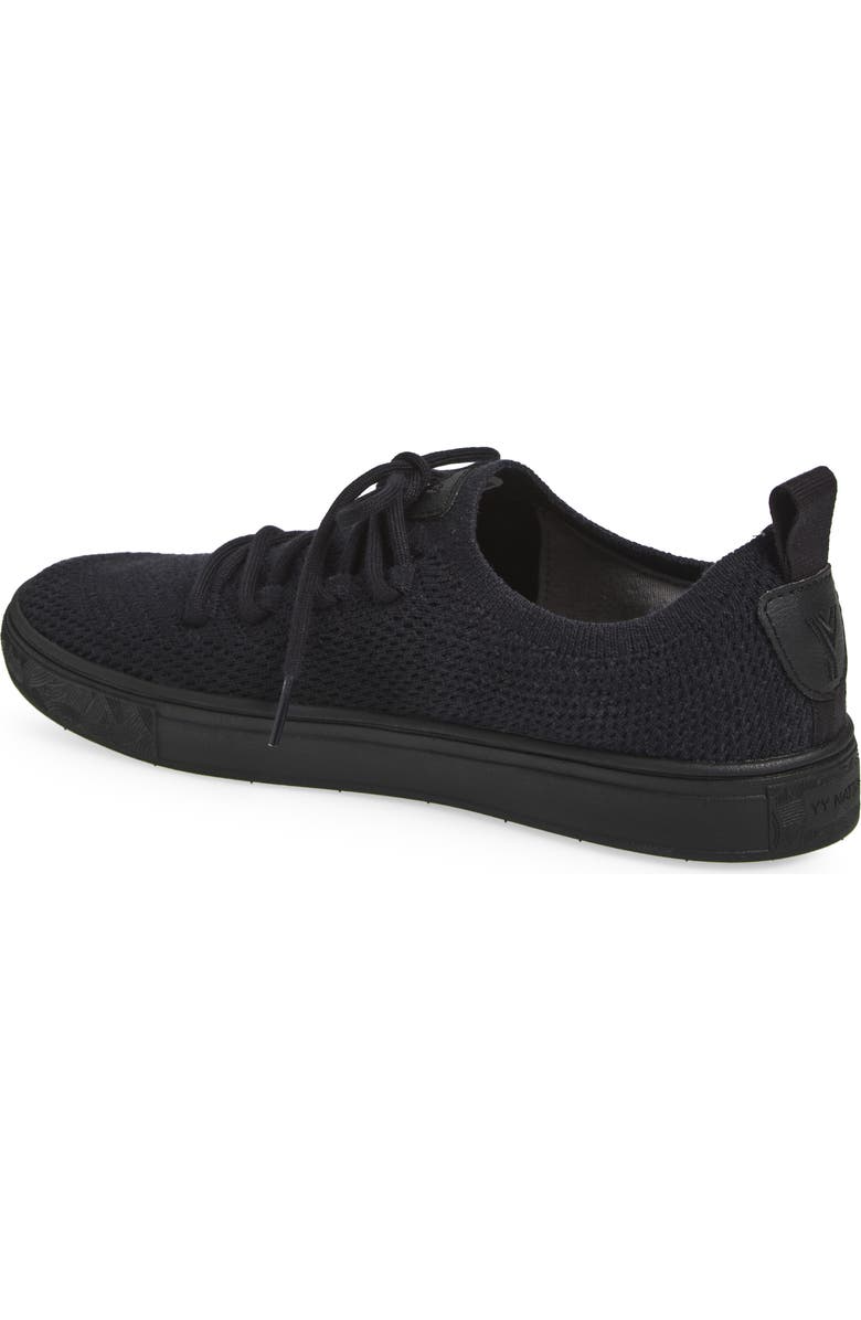 YY Nation Cirrus Hemp & Wool Low Top Sneaker, Alternate, color, Black / Black