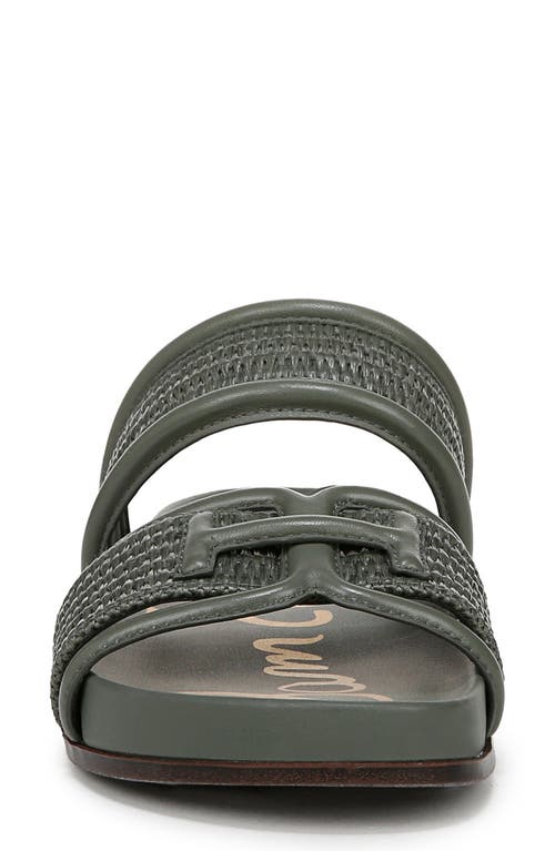 Sam Edelman Rowan Platform Sandal In Washed Olive