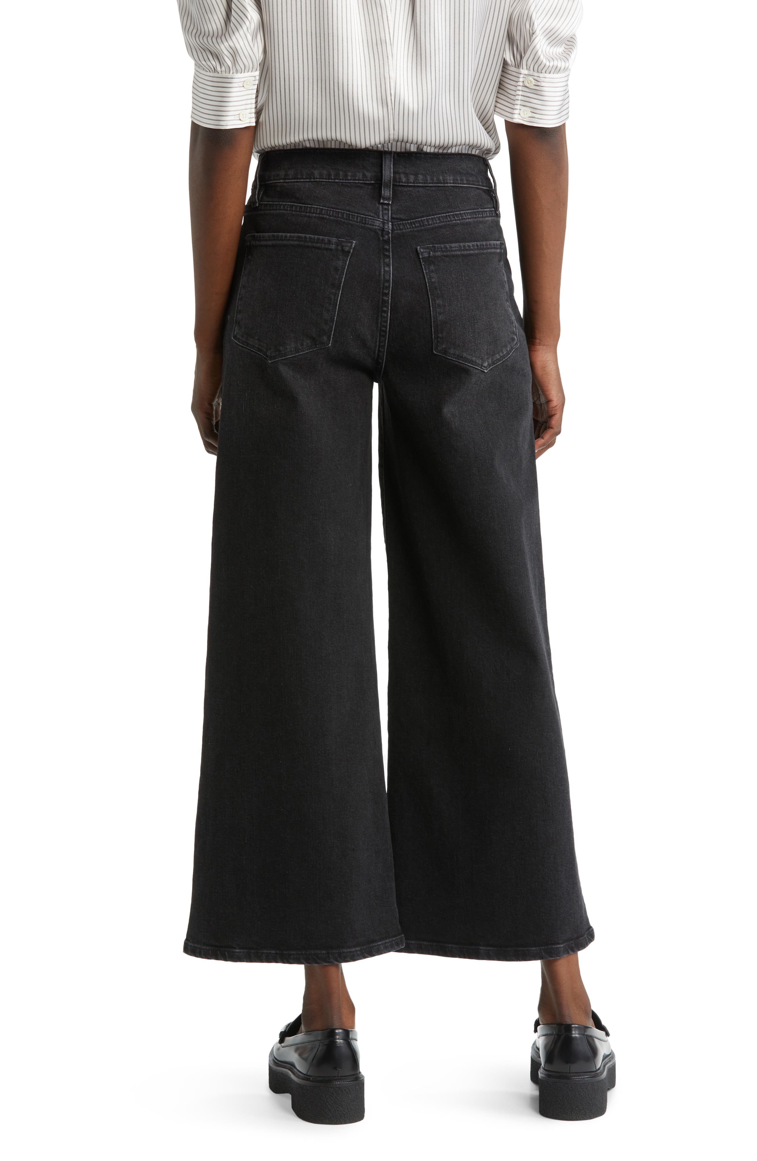 Le Pixie Slim Palazzo Wide Leg Jeans - image 2