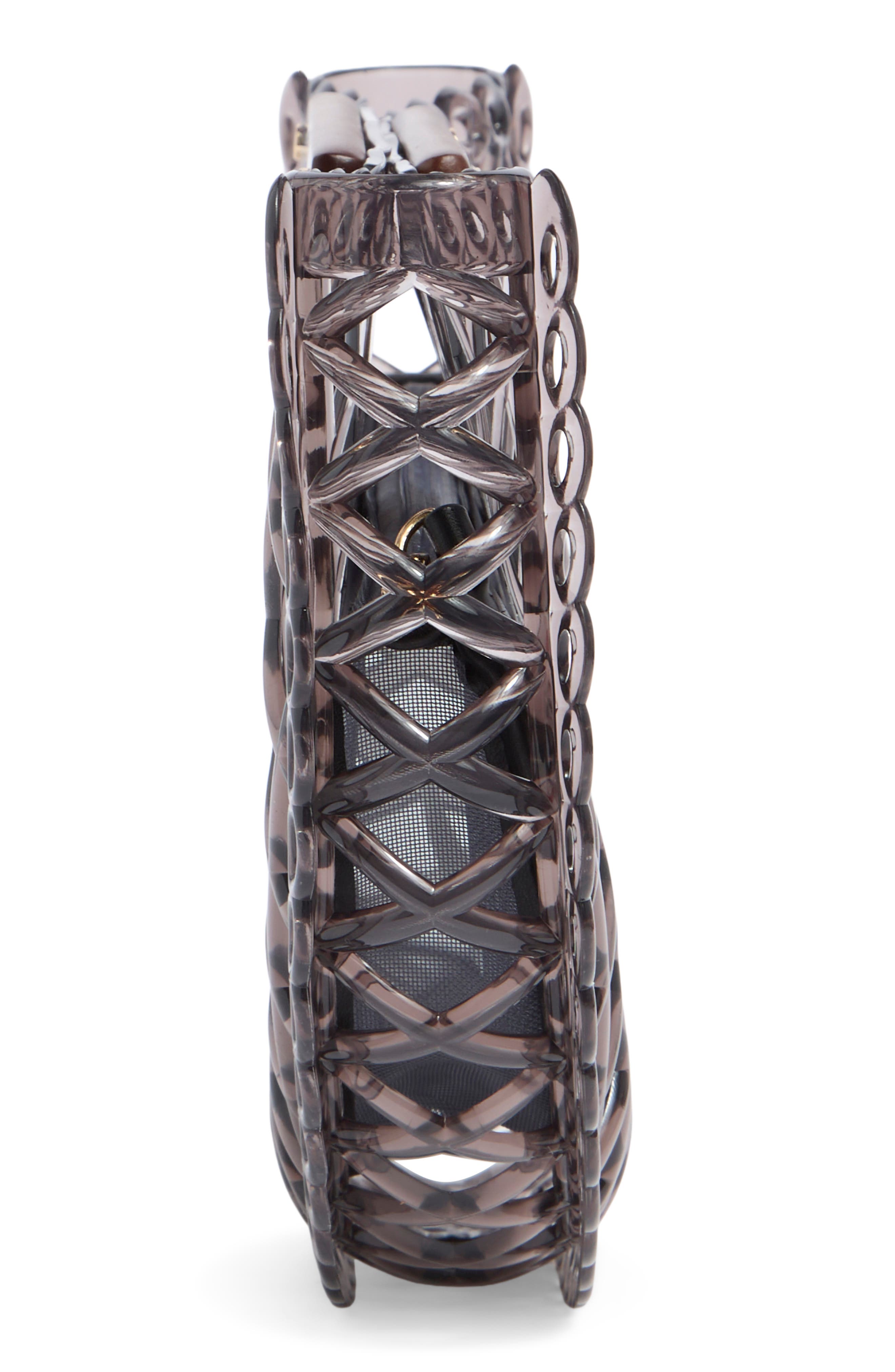 Dolce Vita Solandra Jelly Clutch, Alternate, color, Smoke