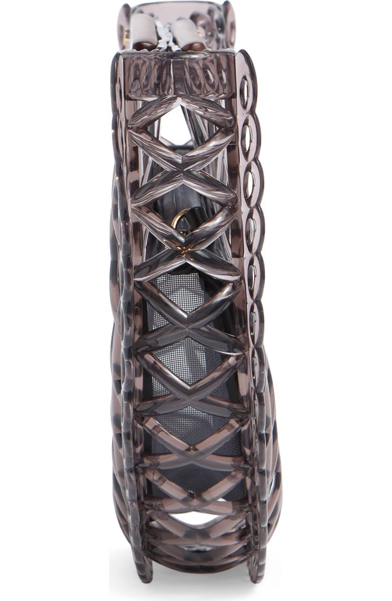 Dolce Vita Solandra Jelly Clutch, Alternate, color, Smoke