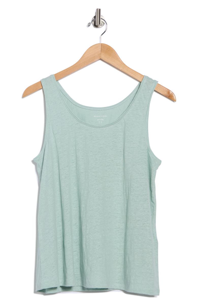 Eileen Fisher Organic Linen Tank, Alternate, color, Absinthe