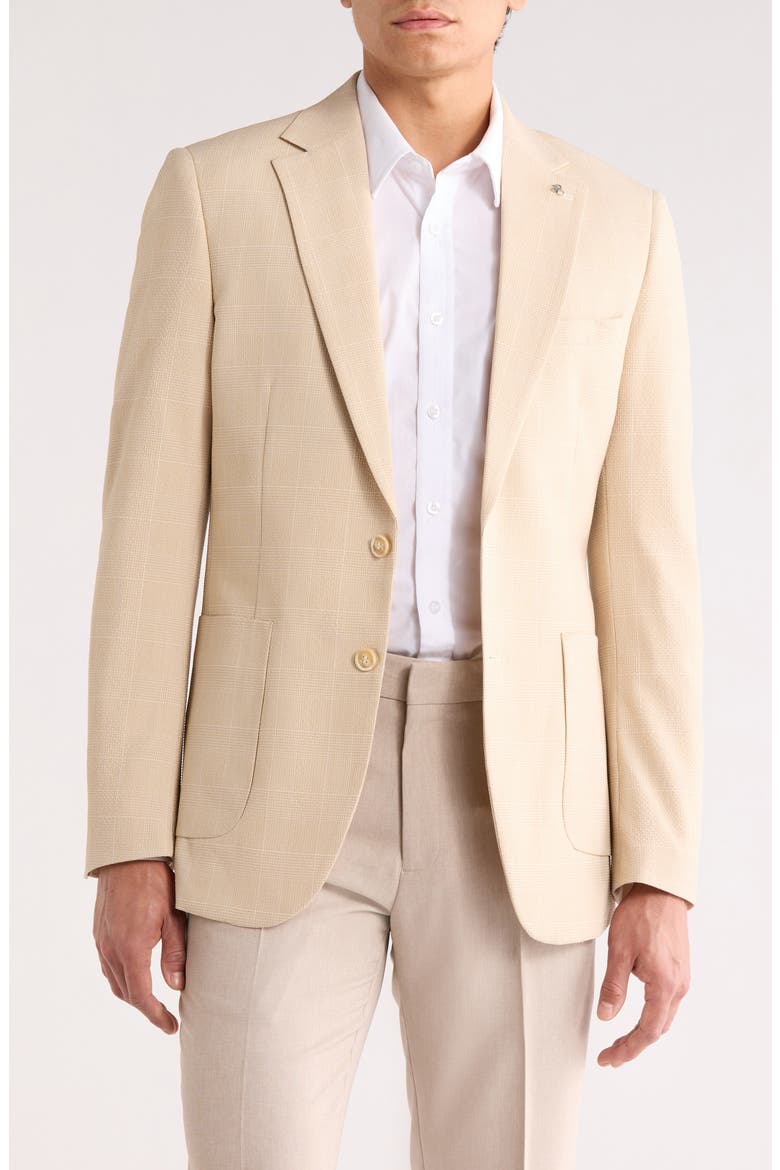 Seersucker Sport Coat, Main, color, TAN