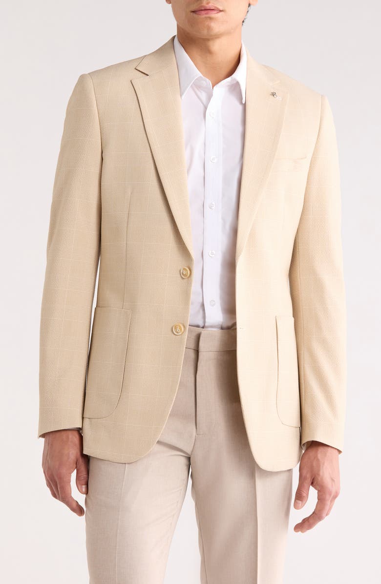 Scotch & Soda Seersucker Sport Coat, Main, color, Tan