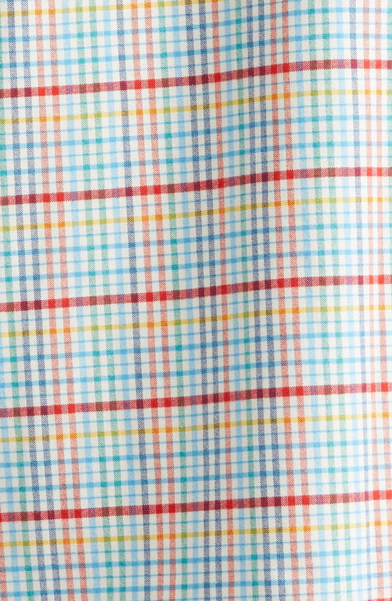 Drake's Brushed Tablecloth Check Western Shirt, Alternate, color,