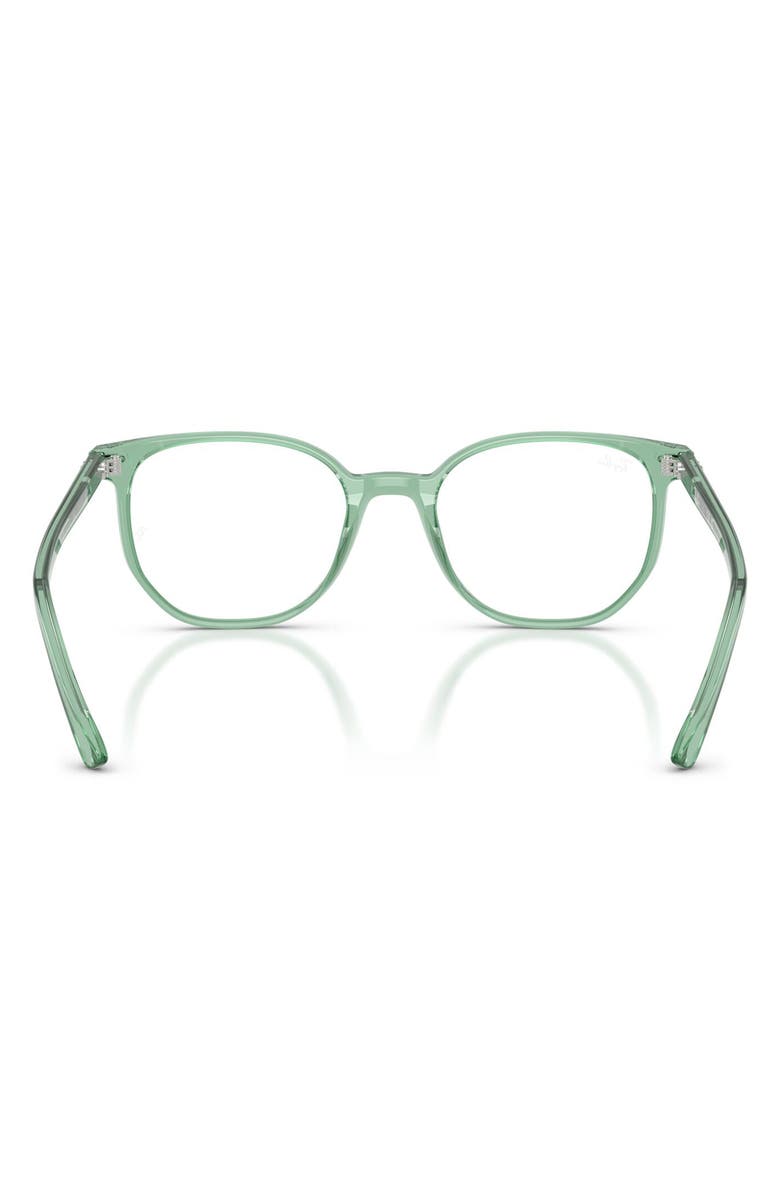 Ray-Ban Elliot 52mm Irregular Optical Glasses, Alternate, color, Light Green