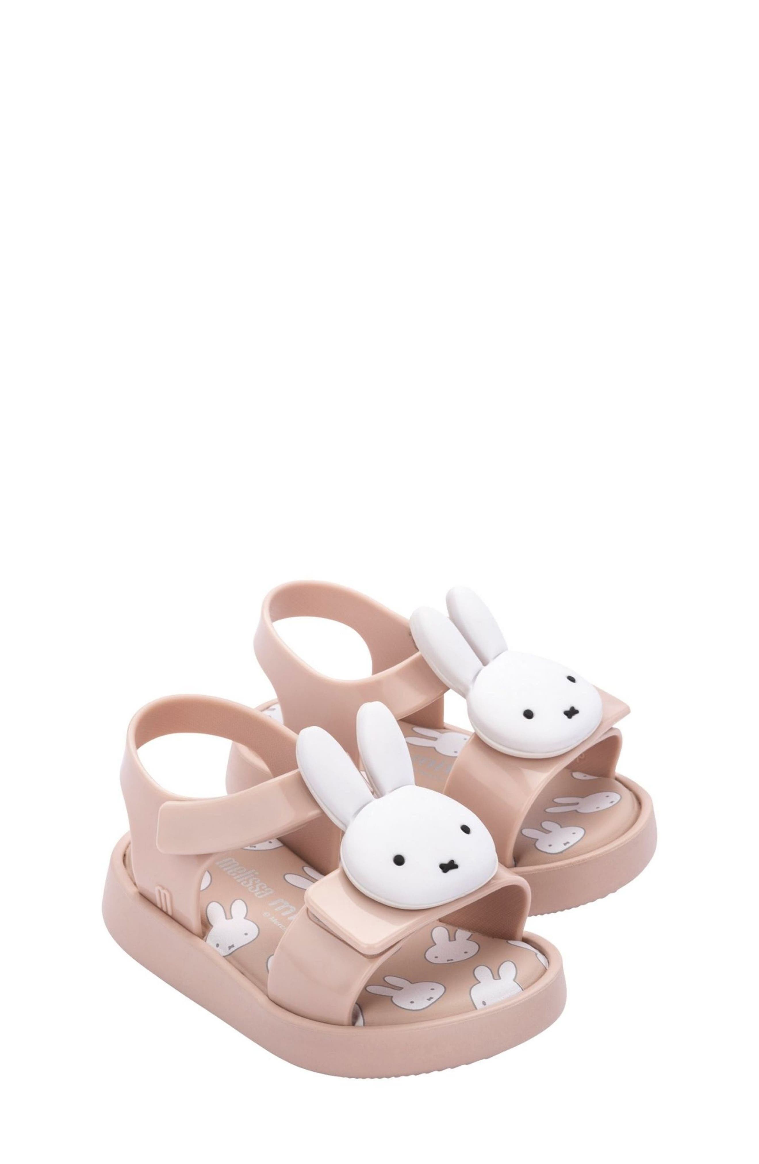 Mini Melissa Jump Miffy Sandal, Main, color, 