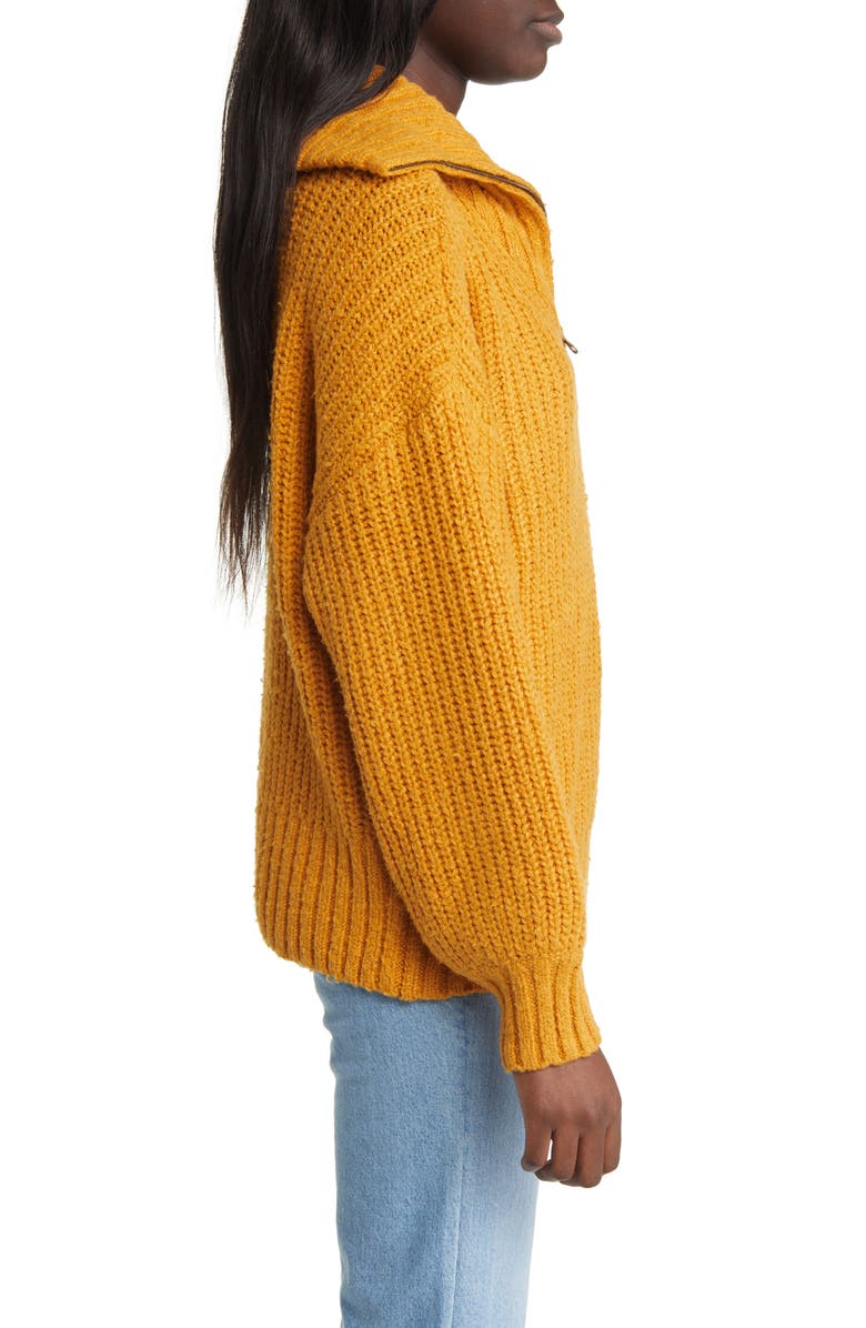 Rip Curl Seeker Quarter-Zip Sweater, Alternate, color, 