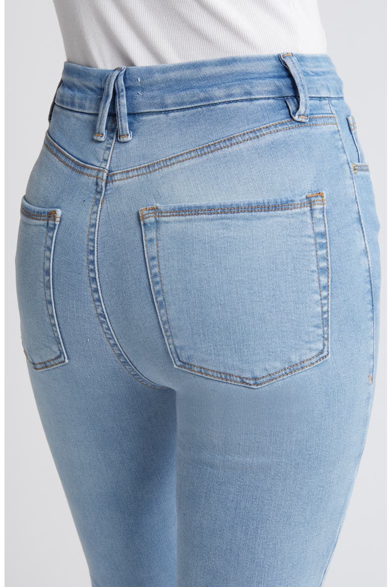 Good Waist High Waist Ankle Skinny Jeans, Alternate, color, INDIGO579