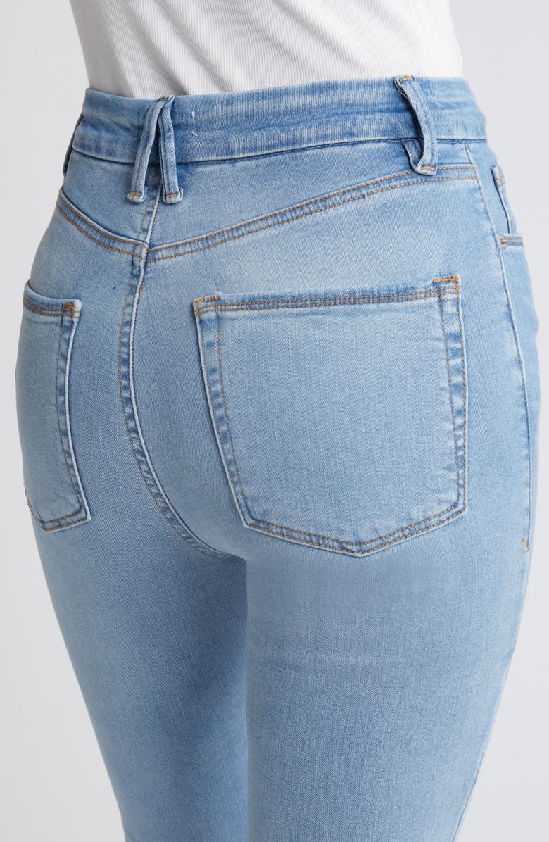 Good American Good Waist High Waist Ankle Skinny Jeans, Alternate, color, Indigo579