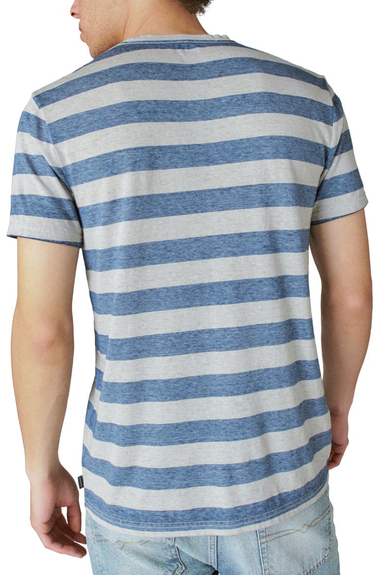 Venice Burnout Crew Neck Tee, Alternate, color, BLUE MULTI