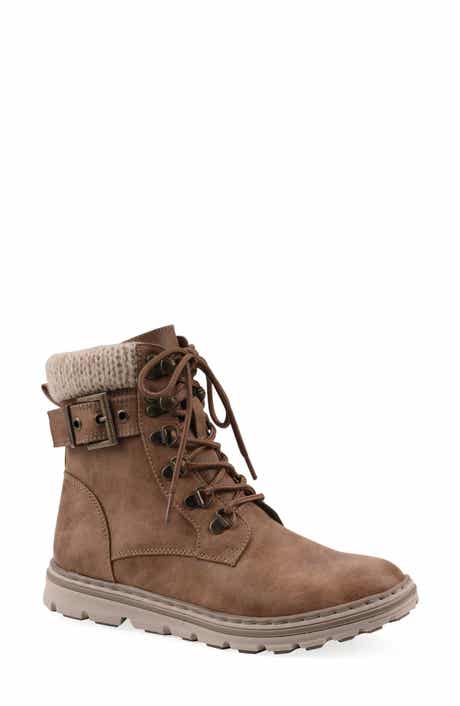 CLIFFS BY WHITE MOUNTAIN Kimmie Knit Cuff Side Zip Boot