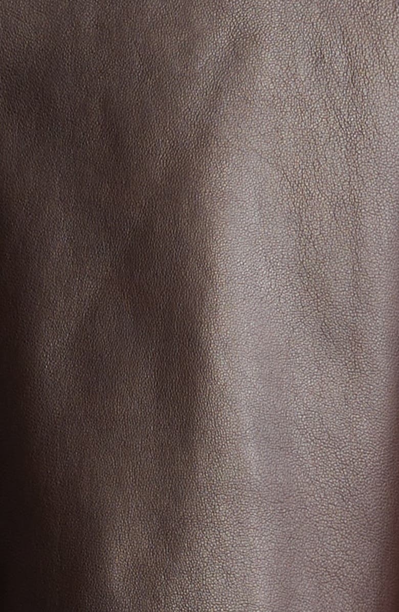 Nili Lotan Ines Cape Leather Jacket, Alternate, color,