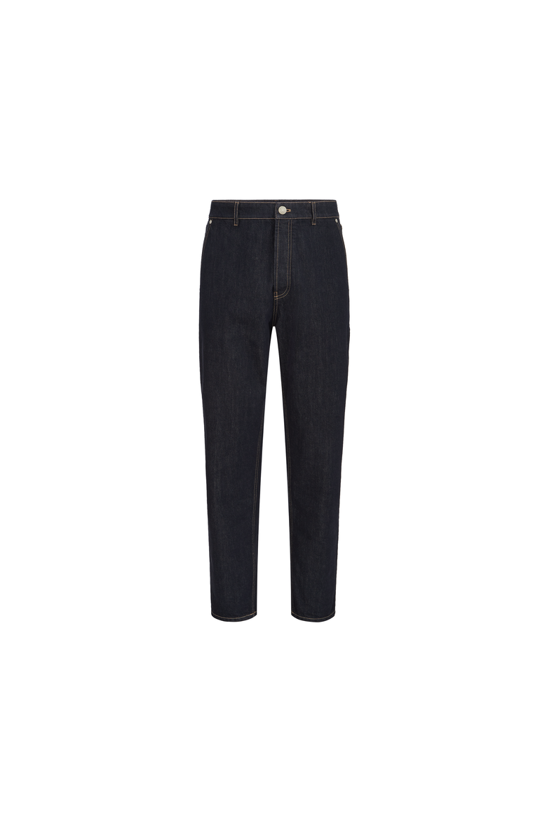 No-fade denim iconic fit trousers, Alternate, color, Dark Denim