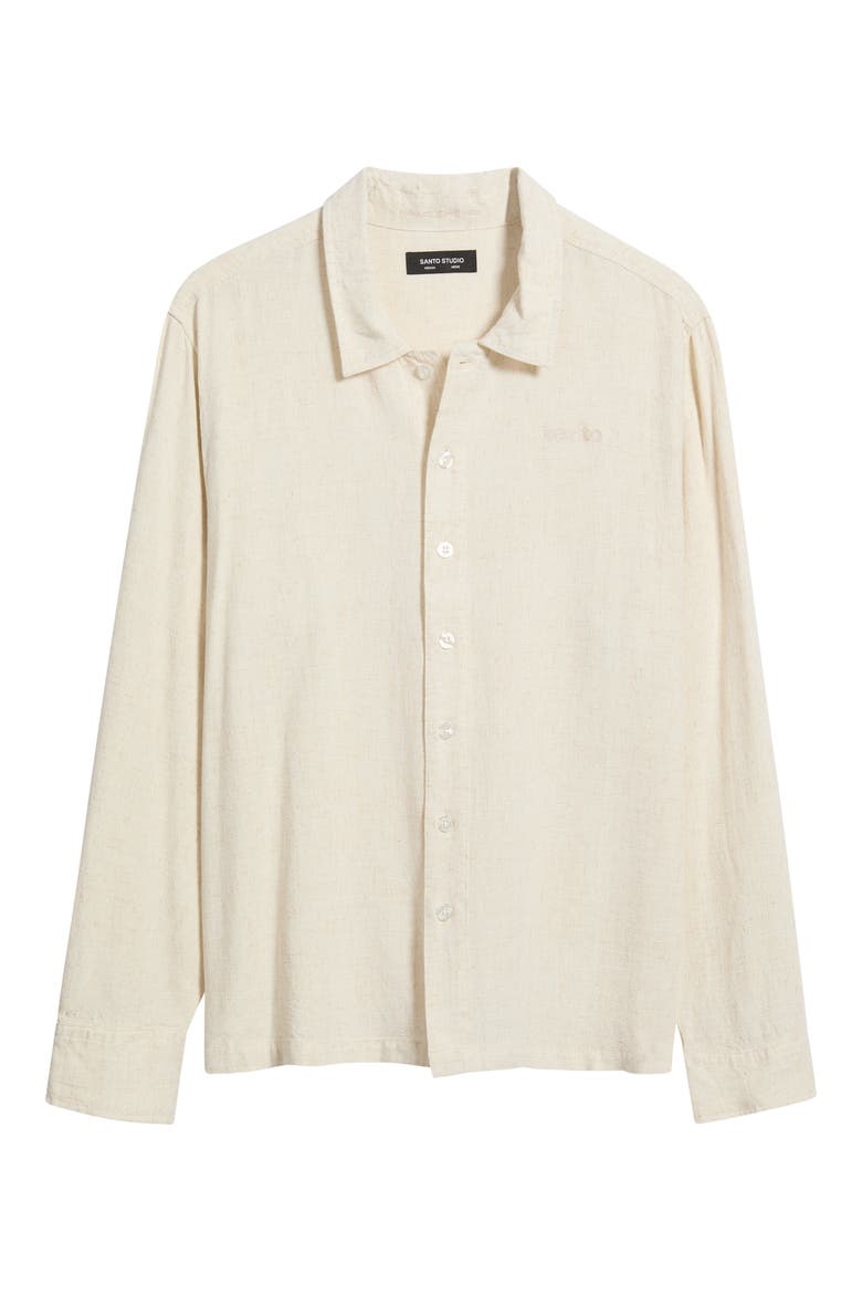 You Create Button-Up Shirt, Alternate, color, CONCRETE