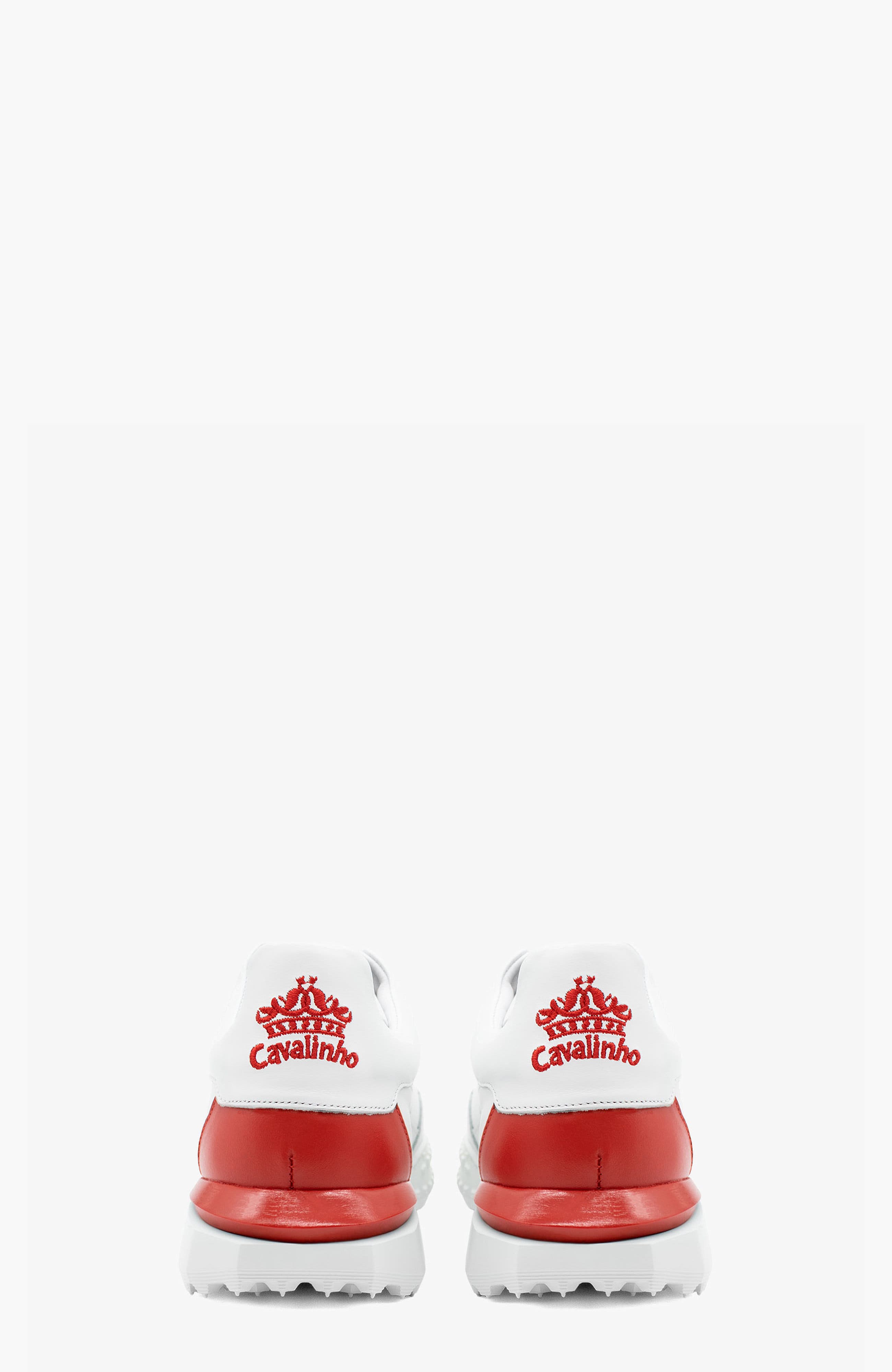 Authentic Leather Sneakers 02, Alternate, color, White / Red
