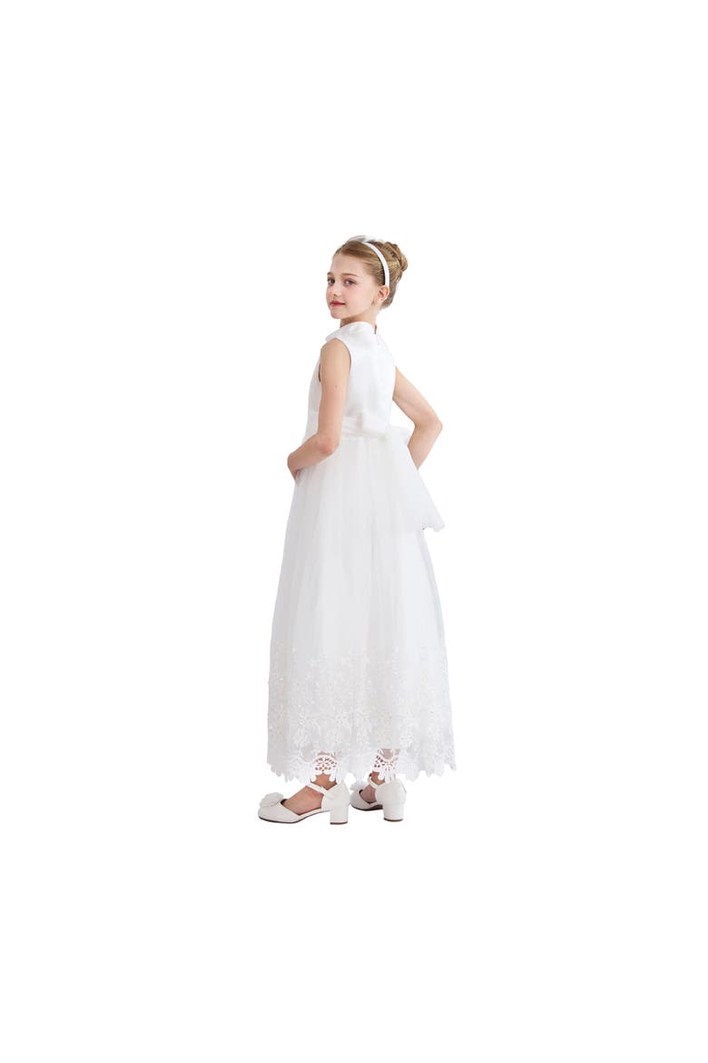 Alvaria Sleeveless Lace Dress, Alternate, color, White