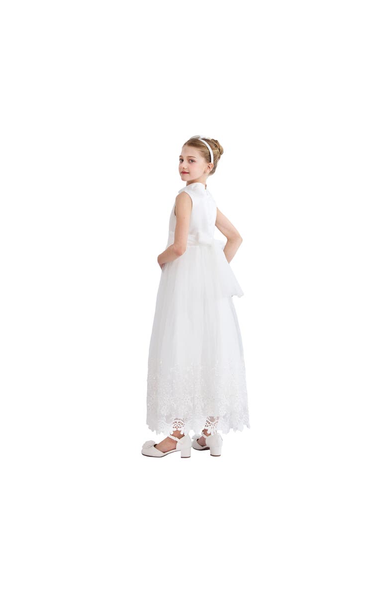 Tulleen Alvaria Sleeveless Lace Dress, Alternate, color, White