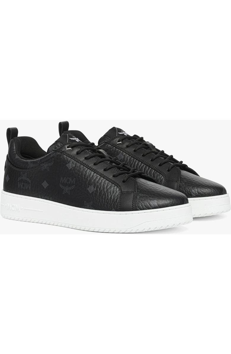 MCM Neo Terrain Lo Sneakers in Visetos, Main, color, Black