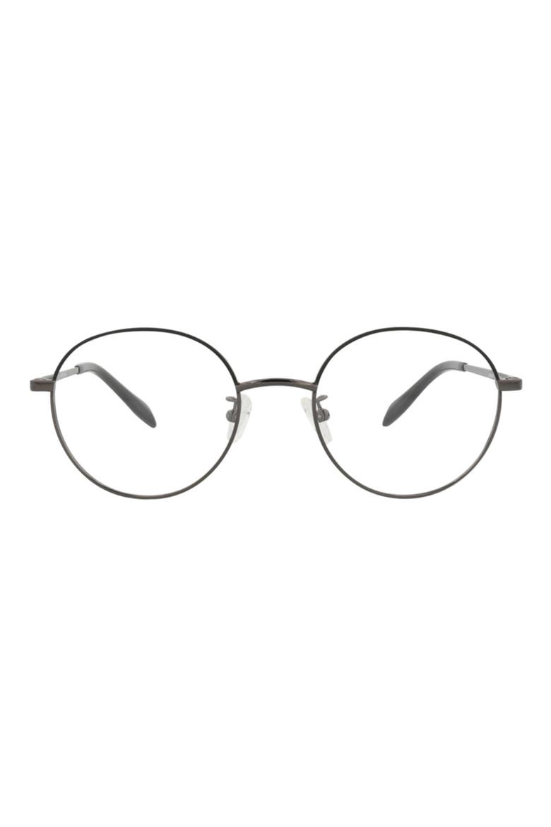 53mm Cat Eye Optical Glasses, Main, color, RUTHENIUM TRANSPARENT