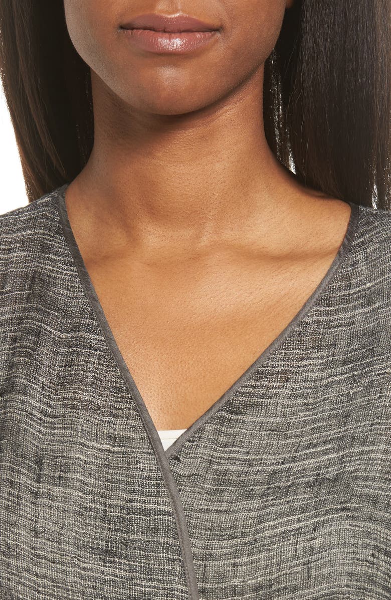 Eileen Fisher Organic Linen Blend Kimono Jacket, Alternate, color, 