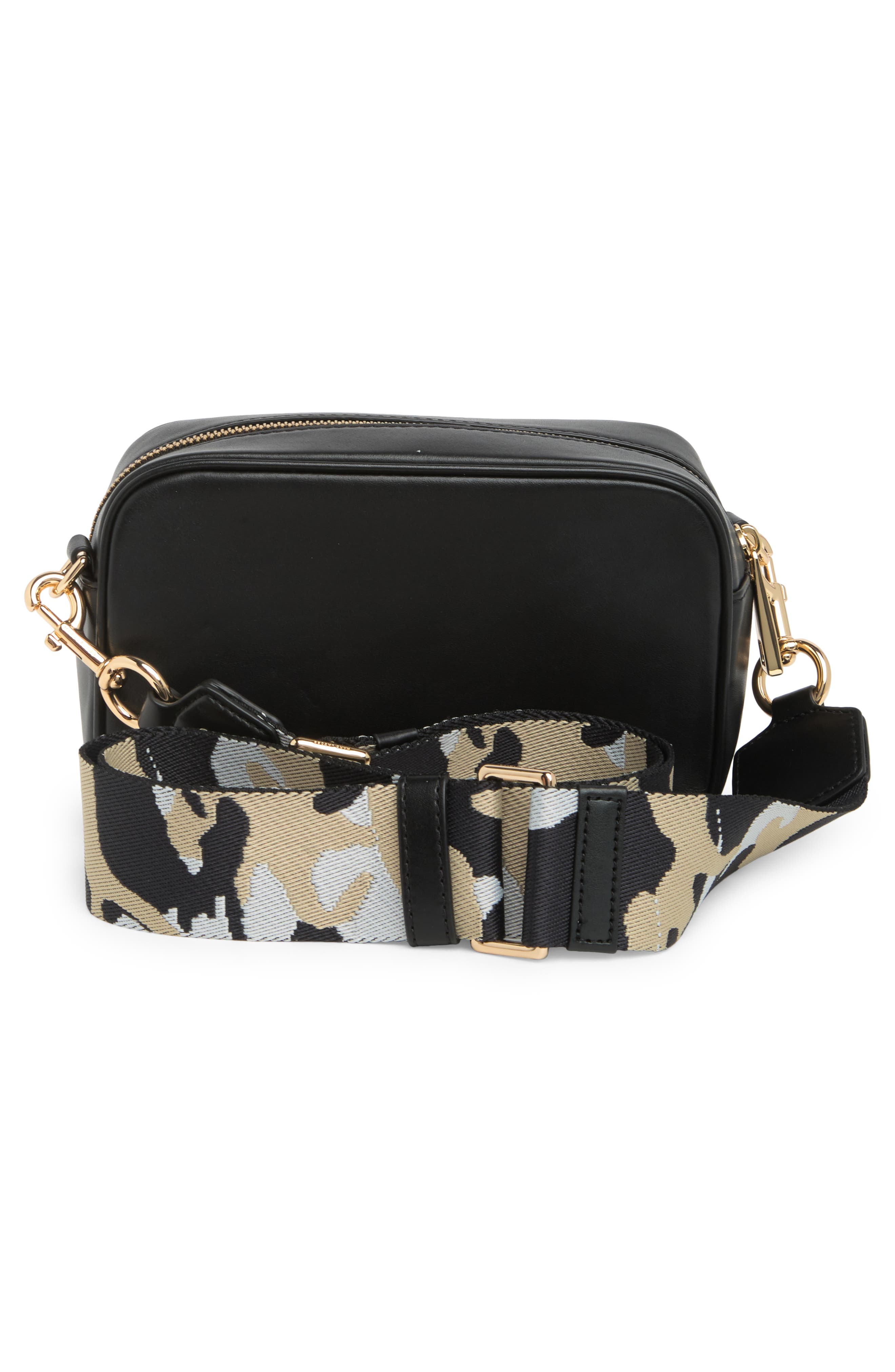 Marc Jacobs Flash Leather Camera Crossbody Bag, Alternate, color, 