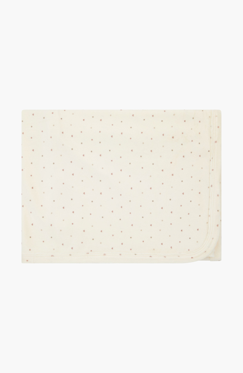 NoggiWear Girls Velour Dot Pattern Wrap Blanket, Main, color, Girl Print