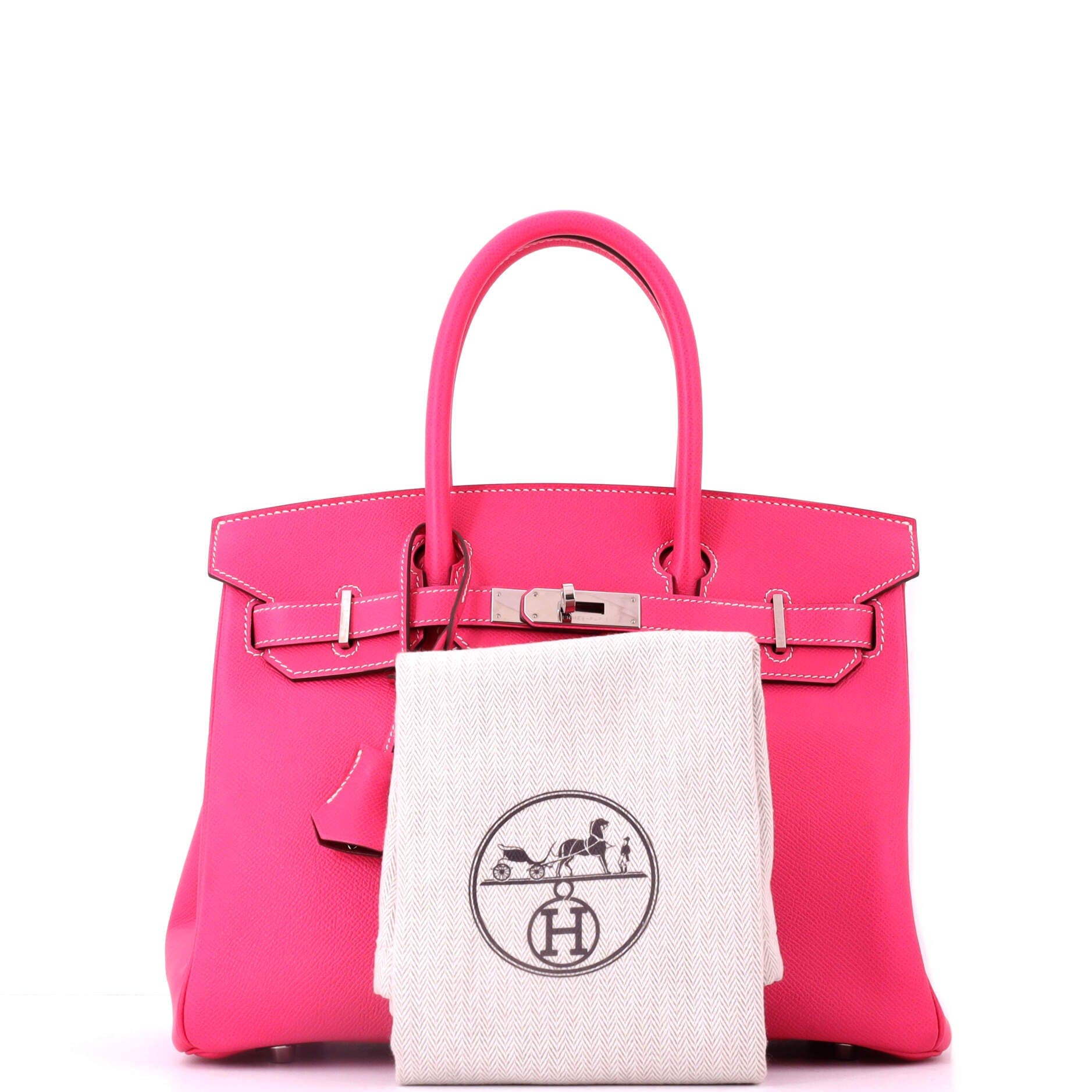 Pre-Owned Hermes Candy Birkin Bag Epsom 30, Alternate, color, Candy-  Rose Tyrien/Rubis
