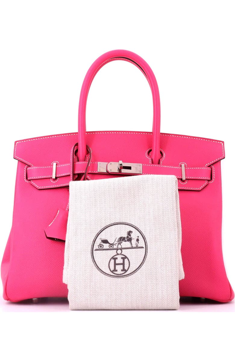 Pre-Owned Hermes Candy Birkin Bag Epsom 30, Alternate, color, Candy- Rose Tyrien/Rubis