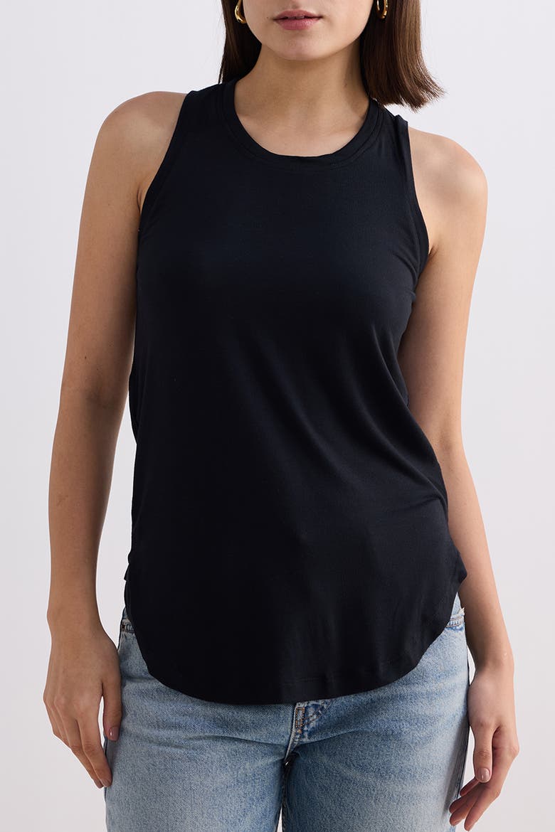 Back to Basics Top in Black, Main, color, Black