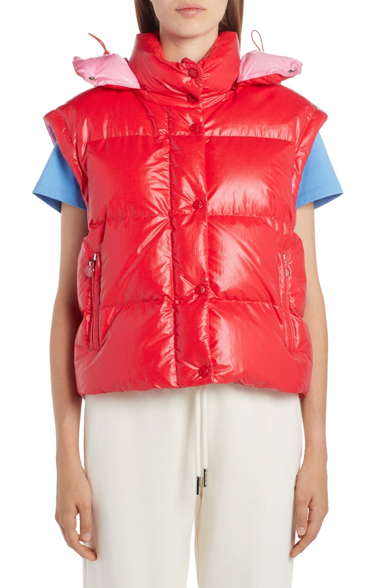 Moncler Mauleon Convertible Down Jacket, Alternate, color, 
