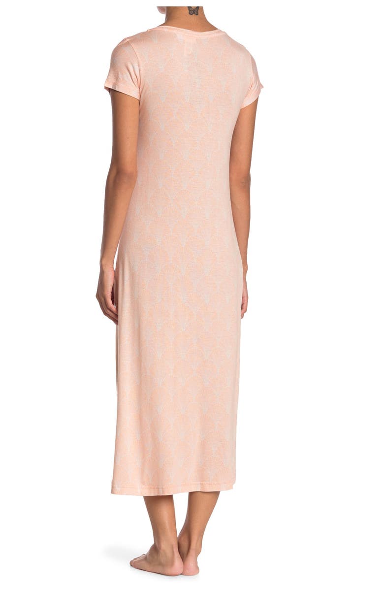 KATHY IRELAND Lace Trimmed Nightgown, Alternate, color,