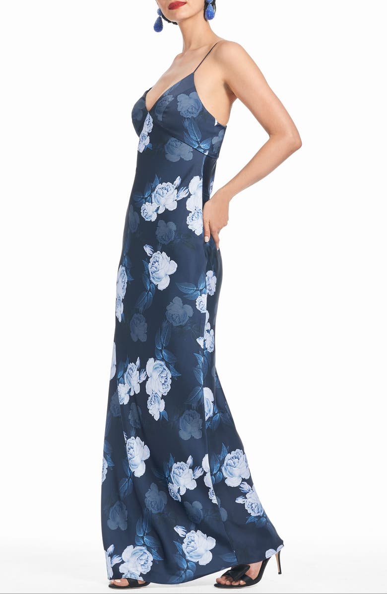 Sachin & Babi Alta Floral Column Gown, Alternate, color, 