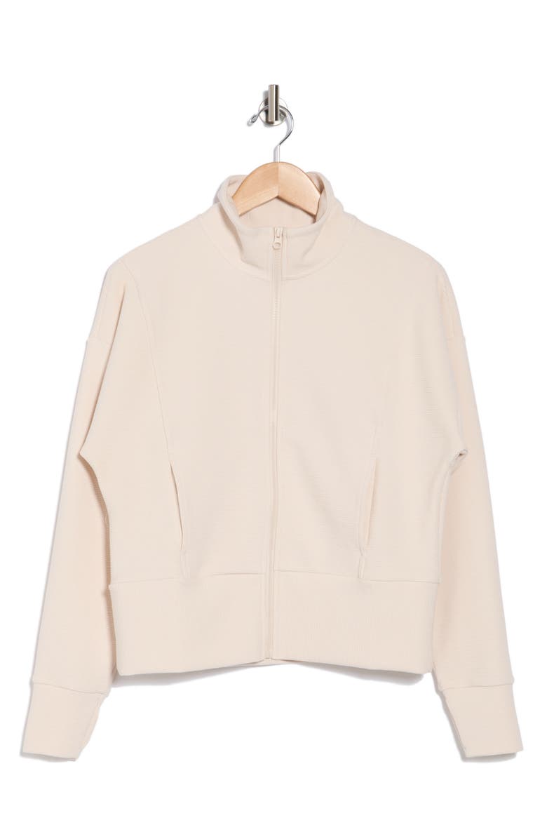 90 DEGREE BY REFLEX Directional Ribbed Crop Jacket, Main, color, 