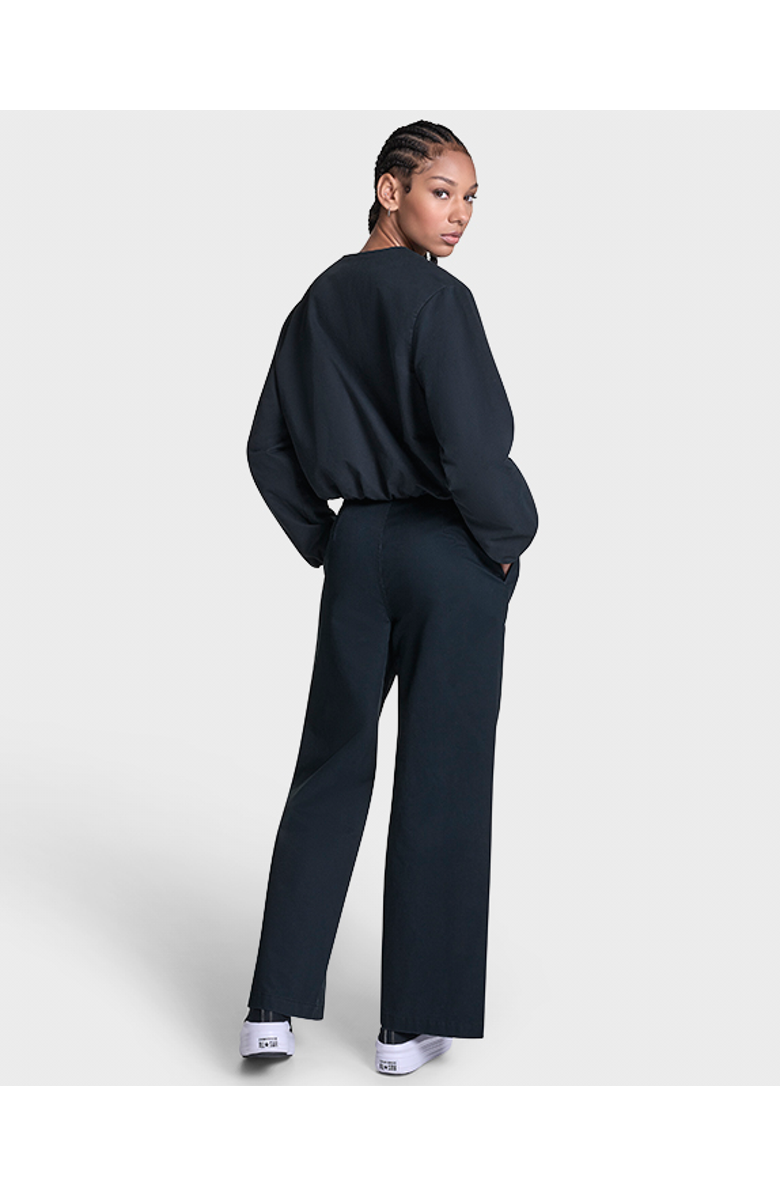 Converse Bubble Sleeve Bomber Jacket, Alternate, color, Converse Black