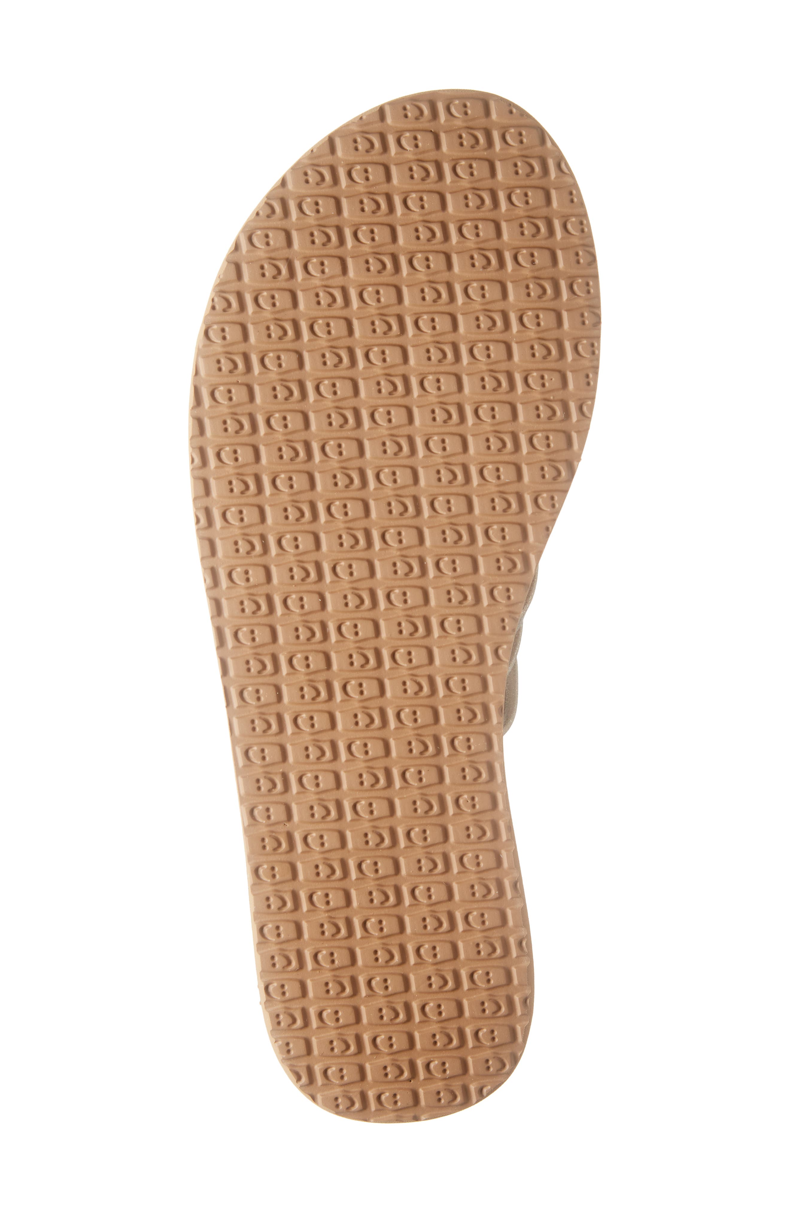 Yoga Salty Shimmer Flip Flop, Alternate, color, CHAMPAGNE