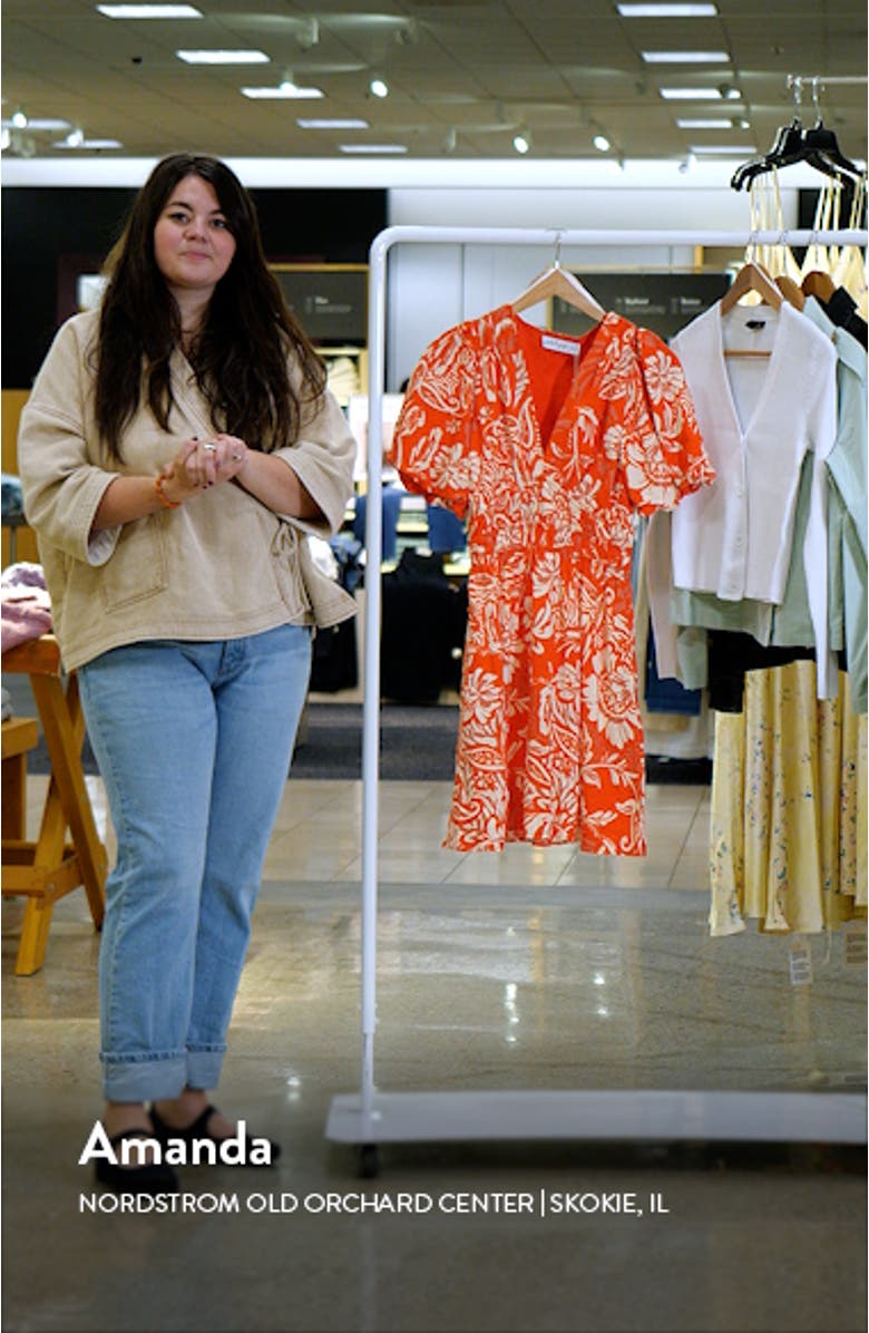 Lochi Print Minidress, sales video thumbnail