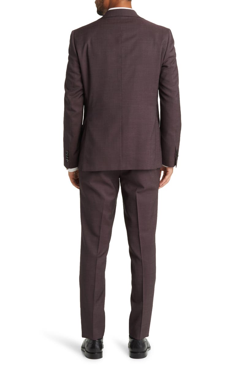 Ted Baker London Roger Extra Slim Fit Solid Wool Suit, Alternate, color,