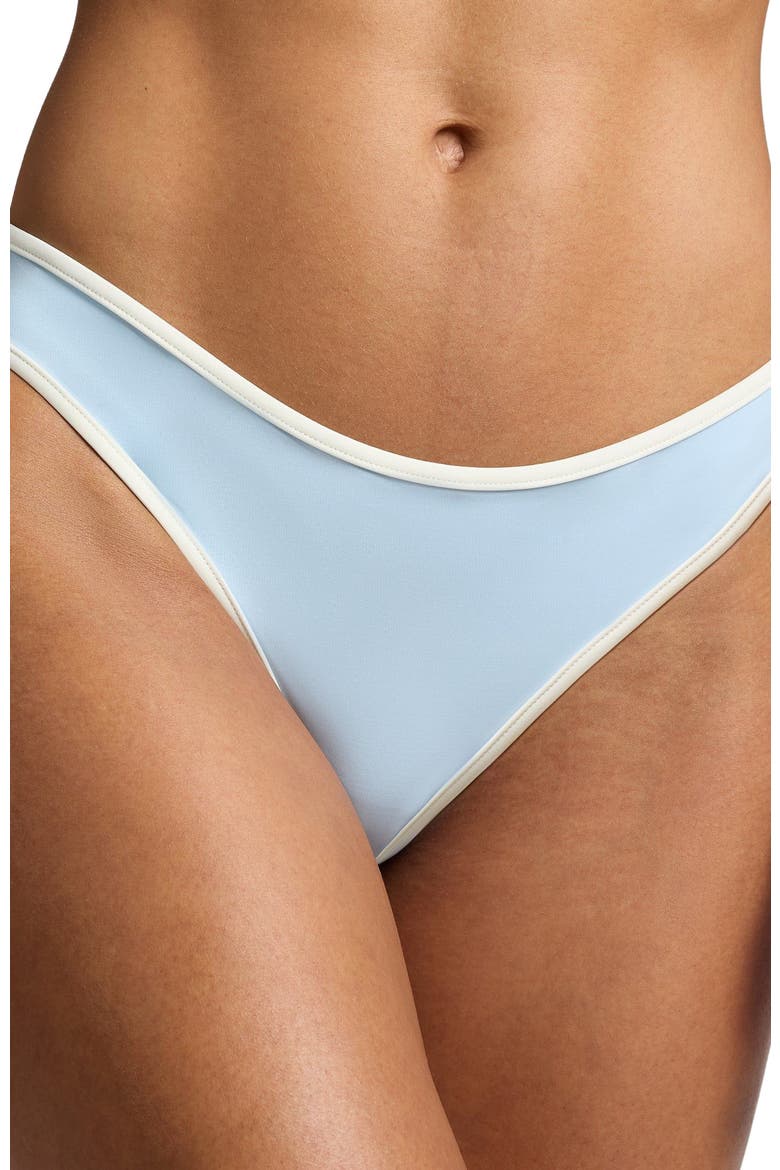 Milly Bikini Brief Bottom, Alternate, color, Sky/White