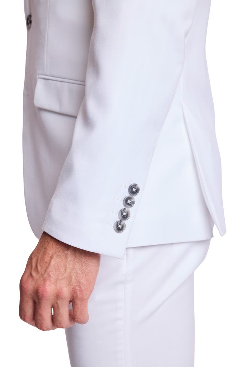 Dover Slim Fit Sport Coat, Alternate, color, WHITE SHARKSKIN