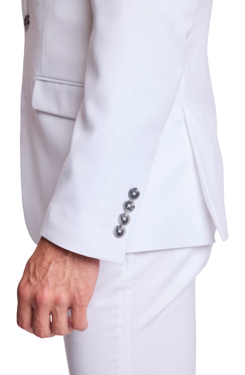 PAISLEY & GRAY Dover Slim Fit Sport Coat, Alternate, color, White Sharkskin