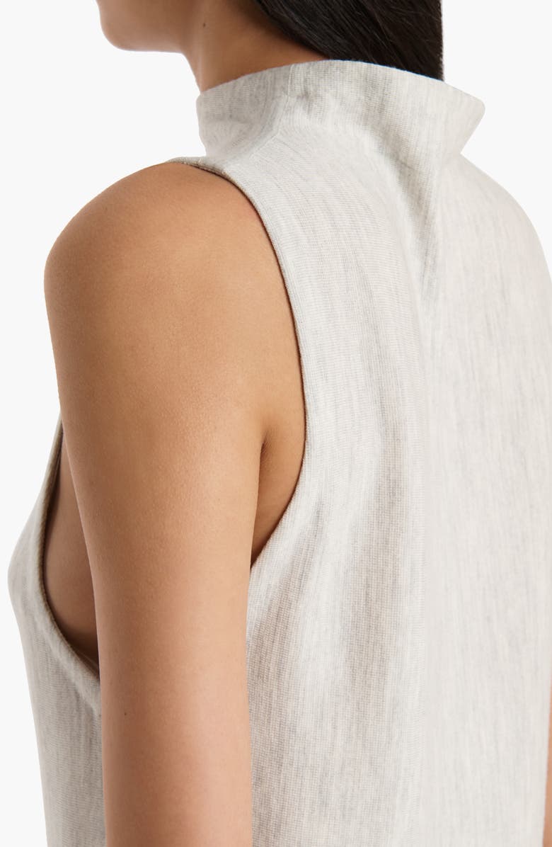 Khaite Margo Sleeveless Wool Knit Dress, Alternate, color, Cloud