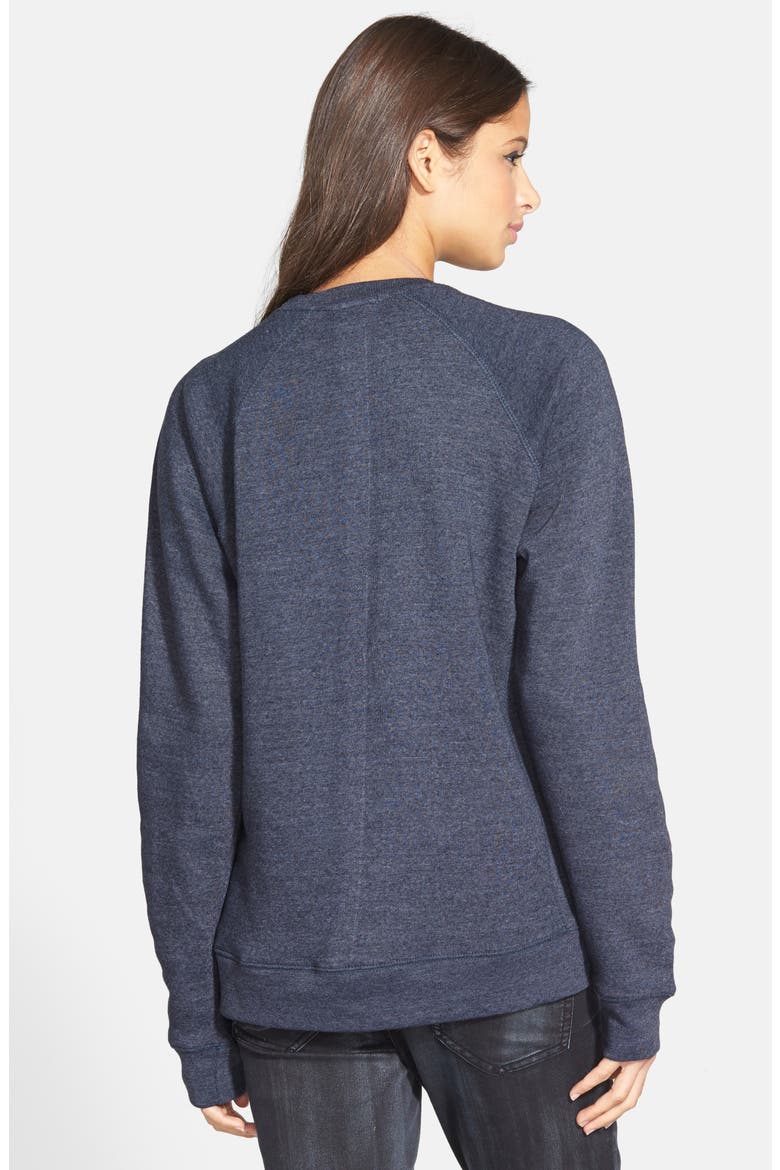 'Kale' Raglan Sweatshirt, Alternate, color, NAVY