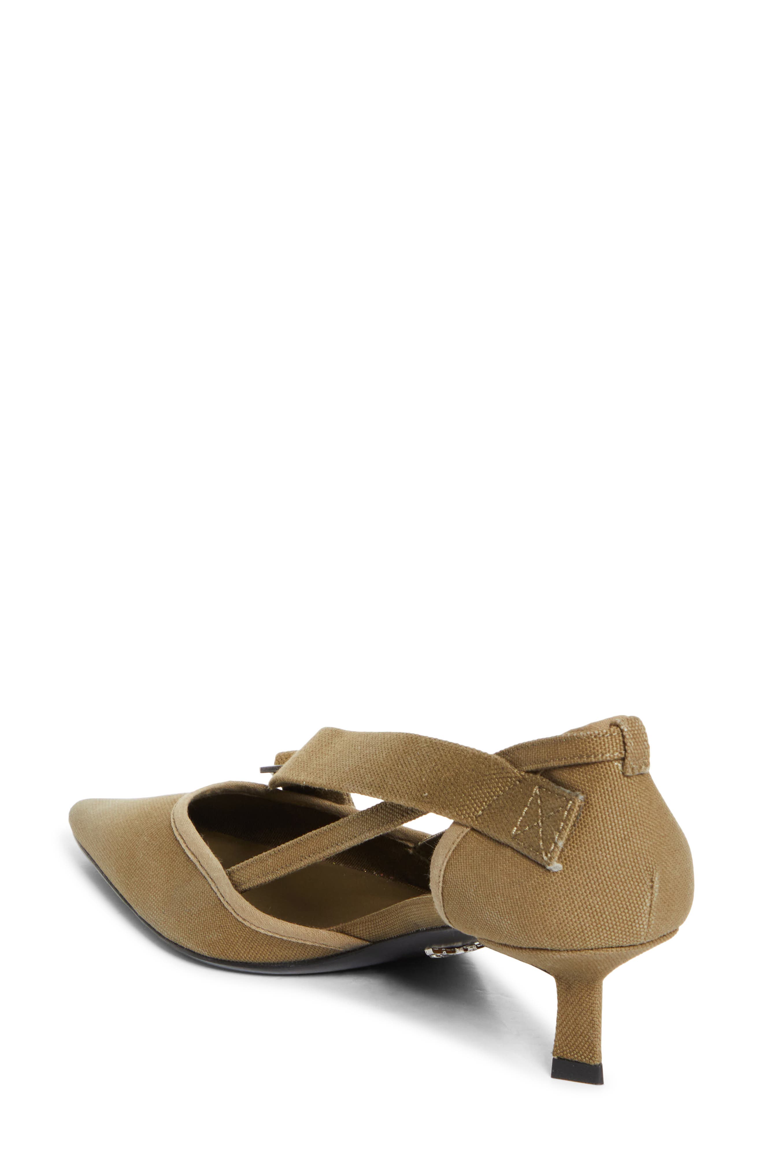 Kitten Heel Pointed Toe Pump, Alternate, color, MILITARE