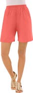 Roaman's Plus Size Soft Knit Pull On Short