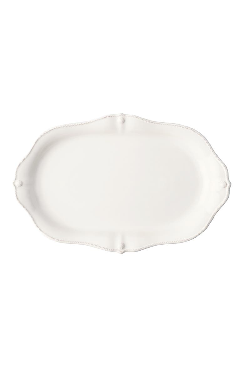 Berry & Thread Whitewash Scalloped Platter, Main, color, WHITEWASH